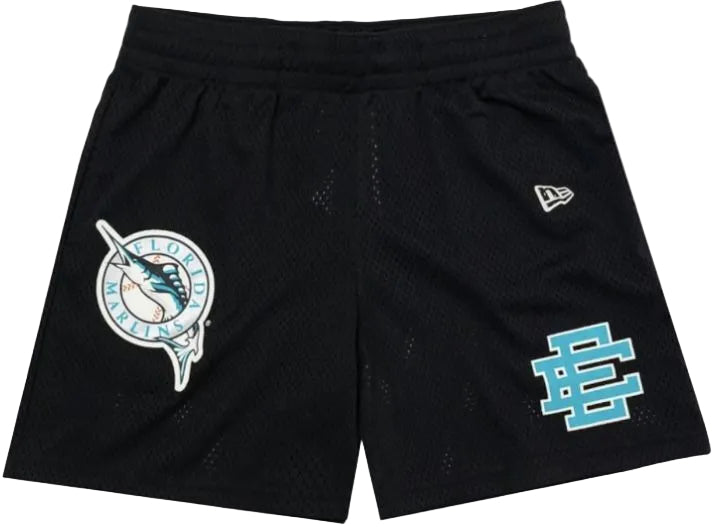 PANTALÓN CORTO BÁSICO DE ERIC EMANUEL EE - EDICIÓN DE LOS FLORIDA MARLINS
