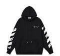 SUDADERA CON CAPUCHA EXTRAGRANDE OFF-WHITE INK ARROW
