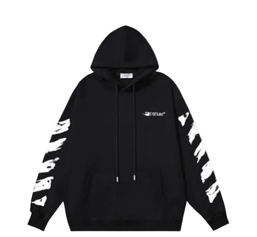SUDADERA CON CAPUCHA EXTRAGRANDE OFF-WHITE INK ARROW