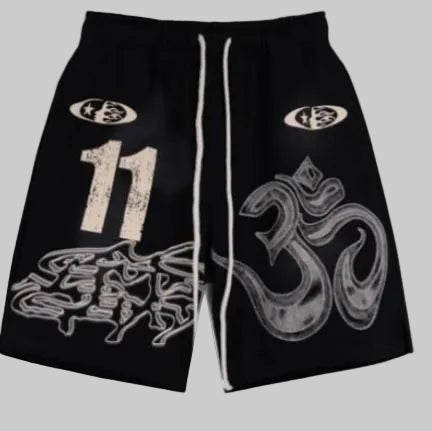 PANTALÓN  CORTO HELLSTAR SKULL SHORTS BLACK