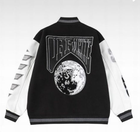 CHAQUETA LEA APPLIQUE DE OFF-WHITE