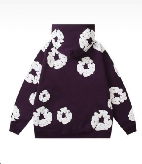 SUDADERA CON CAPUCHA (HOODIE) DENIM TEARS COTTON WREATH