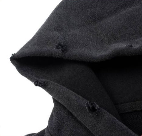 SUDADERA CON CAPUCHA Y CREMALLERA NEGRA DE HELLSTAR STUDIOS