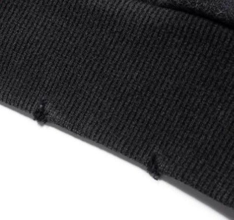 SUDADERA CON CAPUCHA Y CREMALLERA NEGRA DE HELLSTAR STUDIOS