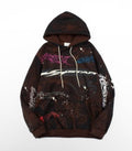 SUDADERA CON CAPUCHA HELLSTAR GRAFFITI