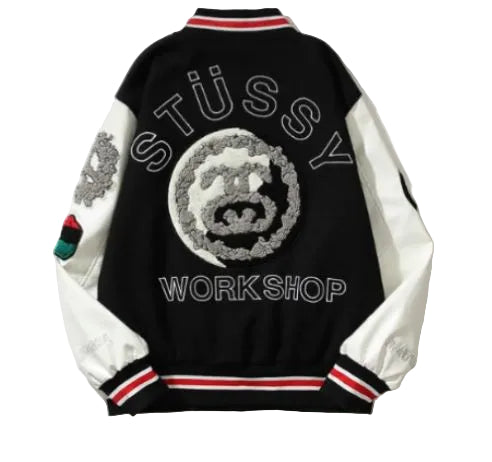 CHAQUETA UNIVERSITARIA (VARSITY JACKET) STUSSY X DENIM TEARS X OUR LEGACY TTL