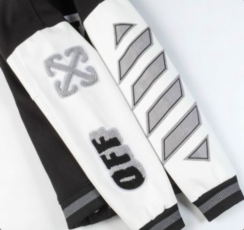 CHAQUETA LEA APPLIQUE DE OFF-WHITE