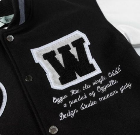 CHAQUETA LEA APPLIQUE DE OFF-WHITE