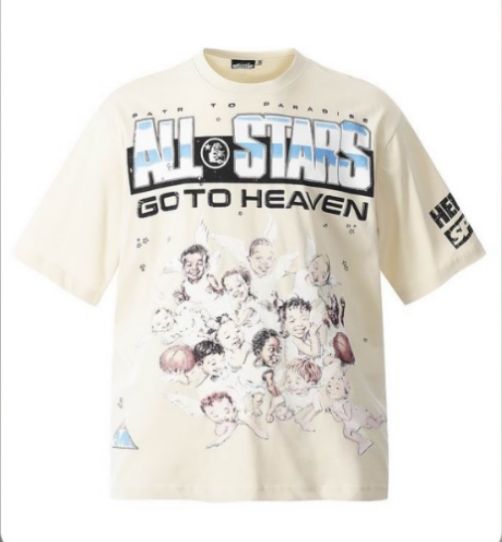 CAMISETA HELLSTAR ALL STARS EN BLANCO