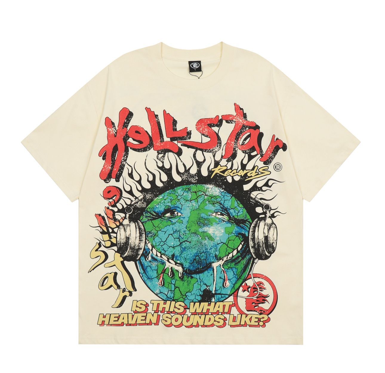 CAMISETA HELLSTAR RECORDS T-SHIRT HEAVEN ON EARTH