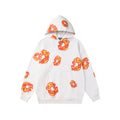 SUDADERA DENIM TEARS THE COTTON WREATH HOODIE EN COLOR BLANCO.